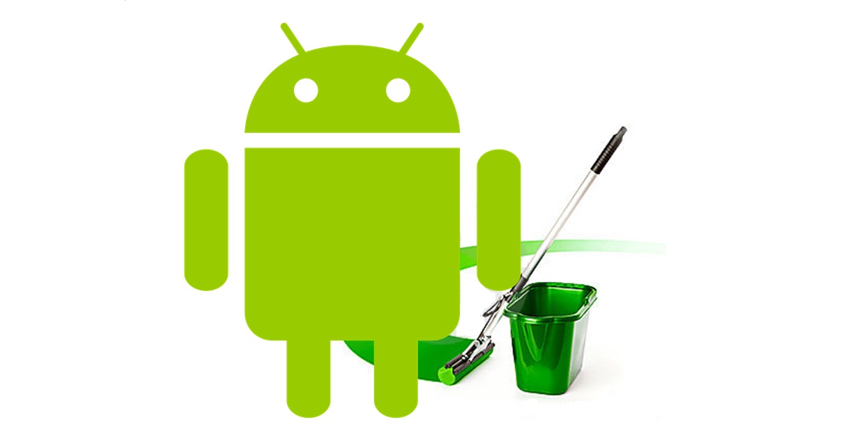 android smartphone robot scopa svuotare memoria