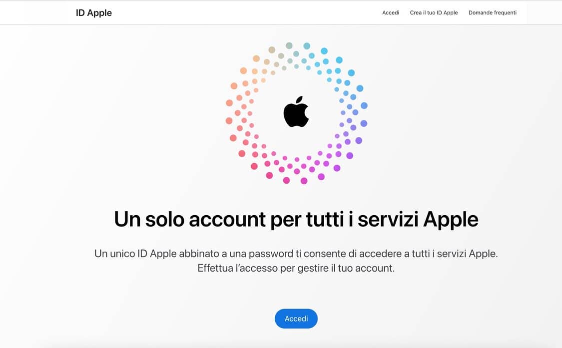 cambiare id apple senza perdere dati