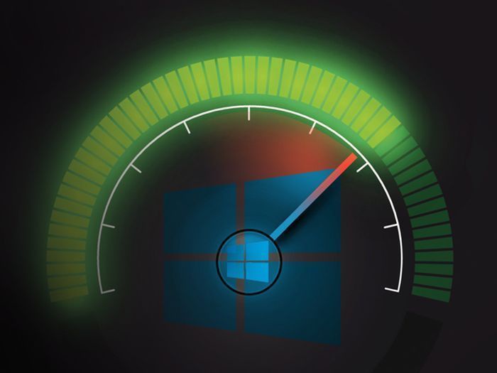 tachimetro velocità logo windows 10